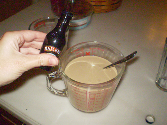 Adding the Bailey's 